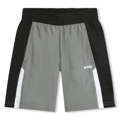 юношески,къси,панталони,детски,облекла,boss,logo,shorts,juniors,med,grey,036