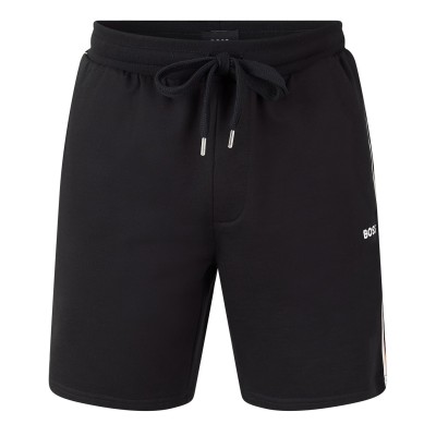 поларени,къси,панталони,мъжки,къси,панталони,boss,men's,fleece,jogger,shorts,black,001