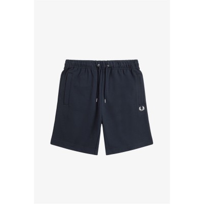 поларени,къси,панталони,мъжки,къси,панталони,fred,perry,men's,fleece,jogger,shorts,navy,608