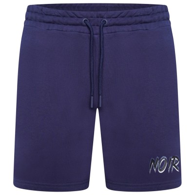 поларени,къси,панталони,мъжки,къси,панталони,societe,noir,men's,scribble,fleece,jogger,shorts,navy