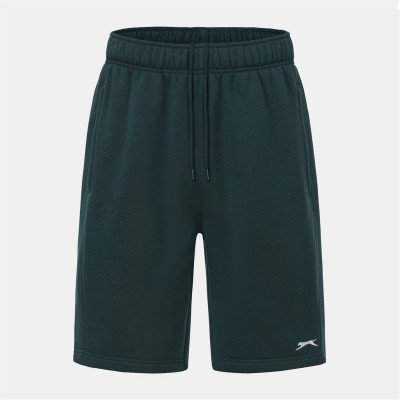 мъжки,поларени,къси,панталони,мъжки,къси,панталони,slazenger,fleece,shorts,mens,forest,green