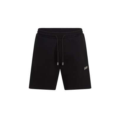 поларени,къси,панталони,мъжки,къси,панталони,mallet,men's,jersey,fleece,jogger,shorts,black,organic