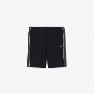 поларени,къси,панталони,мъжки,къси,панталони,lacoste,men's,black,fleece,jogger,shorts,black,4ci