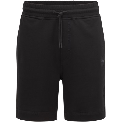 поларени,къси,панталони,мъжки,къси,панталони,boss,sewalk,fleece,shorts,black,001