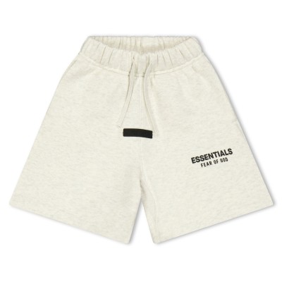 поларени,къси,панталони,fear,of,god,essentials,kids,fleece,jogger,shorts,oatmeal,heather