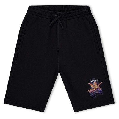 детски,поларени,къси,панталони,детски,3/4,панталони,off,white,unisex,kids',cotton,graphic,fleece,jogger,shorts,black,1001