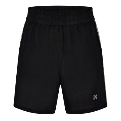 къси,панталони,мъжки,къси,панталони,palm,angels,pa,track,shorts,blk,wht,1003