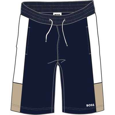 юношески,поларени,къси,панталони,детски,облекла,boss,fleece,shorts,juniors,navy,849