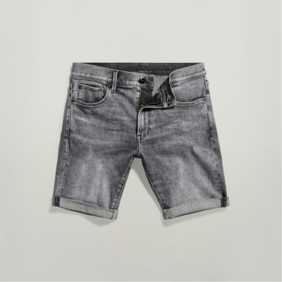 къси,панталони,мъжки,къси,панталони,g,star,3301,slim,denim,shorts,faded,gry