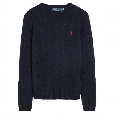 дамски,пуловер,polo,ralph,lauren,women,s,wool,cashmere,cable,knit,slim,fit,jumper,navy