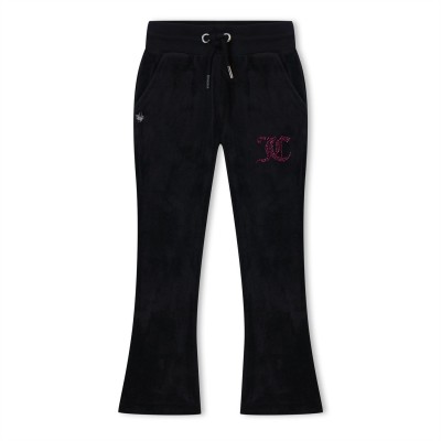юношески,анцуг,детски,облекла,juicy,couture,diamante,bootcut,joggers,junior,jet,black,102