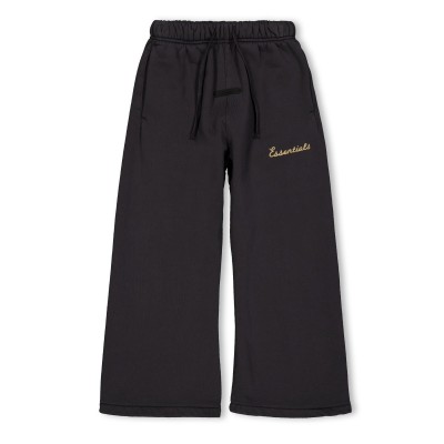 детски,анцуг,fear,of,god,essentials,unisex,kids,open,hem,fleece,joggers,faded,black