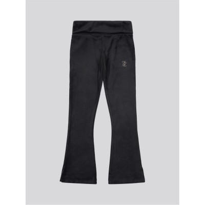 анцуг,детски,3/4,панталони,juicy,couture,kids',open,hem,fleece,joggers,jet,black,102