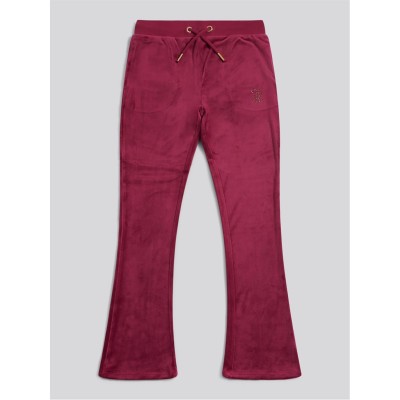 анцуг,детски,3/4,панталони,juicy,couture,stretch,velour,jogging,bottoms,red,plum,b47