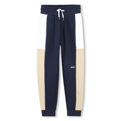 анцуг,детски,облекла,boss,boss,cotton,terry,jogging,bottoms,navy,849