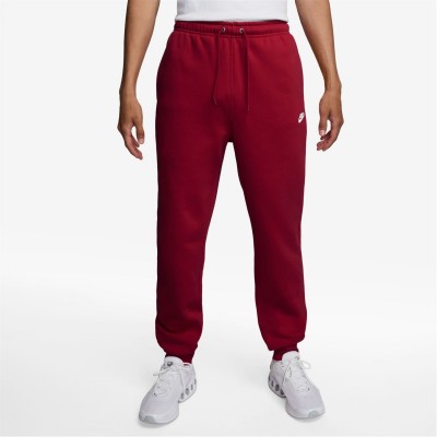 мъжки,анцуг,мъжки,анцузи,nike,sportswear,club,fleece,jogging,pants,mens,tough,red