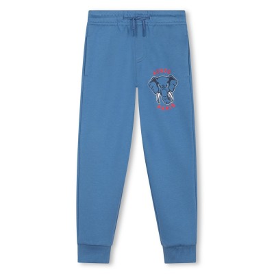 юношески,анцуг,детски,облекла,kenzo,elephant,logo,jogging,bottoms,juniors,blue,780