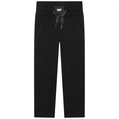 юношески,анцуг,детски,облекла,dkny,fleece,jogging,bottoms,juniors,black,09b