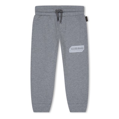 детски,анцуг,napapijri,unisex,kids,kitik,logo,closed,ankle,fleece,joggers,grey,160