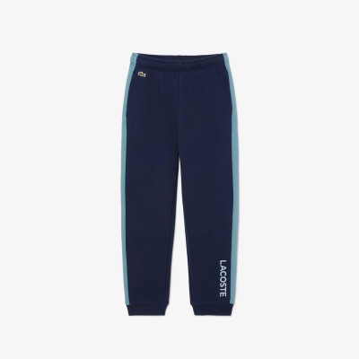 анцуг,lacoste,kids,block,closed,cuff,fleece,joggers,navy,multi,5r3