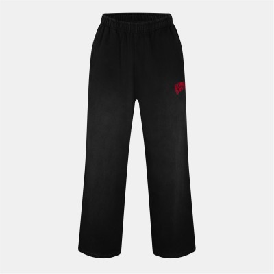 анцуг,мъжки,анцузи,мъжки,ежедневни,облекла,мъжки,панталони,тип,чино,billionaire,boys,club,men's,bbc,small,arch,logo,closed,hem,fleece,joggers,washed,black