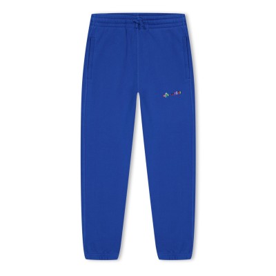 юношески,анцуг,детски,облекла,off,white,monster,logo,jogging,bottoms,juniors,blue,white