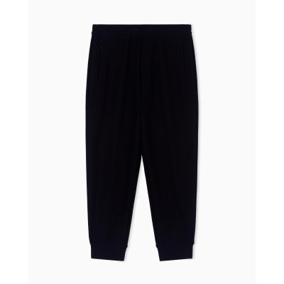 анцуг,мъжки,панталони,тип,чино,мъжки,анцузи,emporio,armani,men,s,closed,hem,fleece,joggers,black