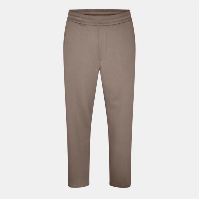 анцуг,мъжки,анцузи,мъжки,ежедневни,облекла,мъжки,панталони,тип,чино,emporio,armani,men's,closed,hem,fleece,joggers,walnut,u6189