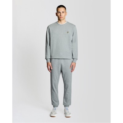 анцуг,мъжки,анцузи,lyle,and,scott,mens,closed,hem,fleece,joggers,grey,marl