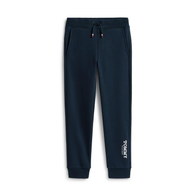 анцуг,tommy,hilfiger,kids,mono,closed,hem,fleece,joggers,night,navy,c1g