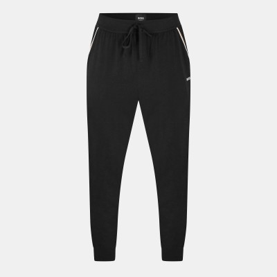 панталони,мъжки,ежедневни,облекла,boss,unique,pants,cuff,cw,10259900,black,001