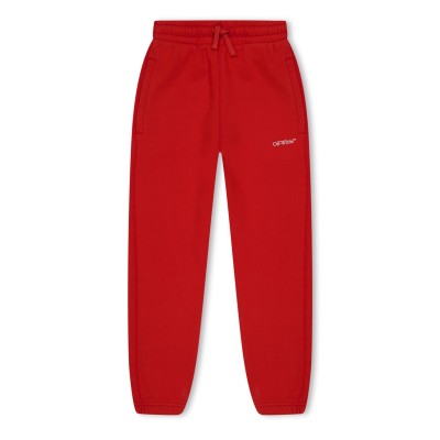 анцуг,детски,3/4,панталони,off,white,unisex,logo,joggers,soft,high,quality,fabric,red,2501