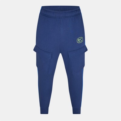 панталони,мъжки,анцузи,nike,m,nsw,sw,air,cargo,pant,flc,bb,navy,volt