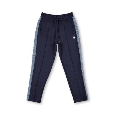 анцуг,pretty,green,men's,eclipse,paisley,open,hem,woven,joggers,navy