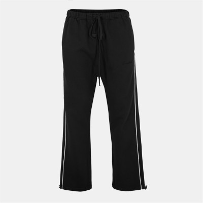 анцуг,мъжки,ежедневни,облекла,мъжки,екипи,мъжки,панталони,тип,чино,fear,of,god,essentials,men's,open,hem,woven,tracksuit,joggers,black,white