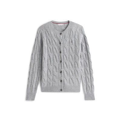 дамска,жилетка,дамски,плетени,дрехи,tommy,hilfiger,women,s,cable,cardigan,mid,grey,heath