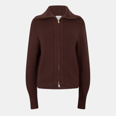 жилетка,дамски,плетени,дрехи,varley,women's,enrico,soft,lightweight,relaxed,fit,cardigan,coffee,bean