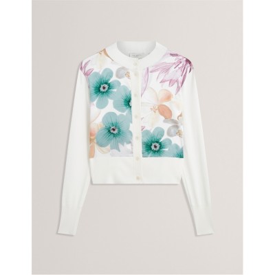 жилетка,дамски,плетени,дрехи,ted,baker,ted,woven,cardigan,ld54,ivory