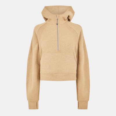 lululemon,women,s,logo,cotton,oversized,zipped,hoodie,heathered,nut