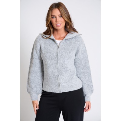 дамски,плетени,дрехи,дамски,облекла,размер,be,you,you,zip,cardi,ld52,grey