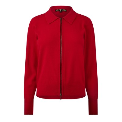 жилетка,дамски,плетени,дрехи,biba,biba,zip,up,cardigan,red
