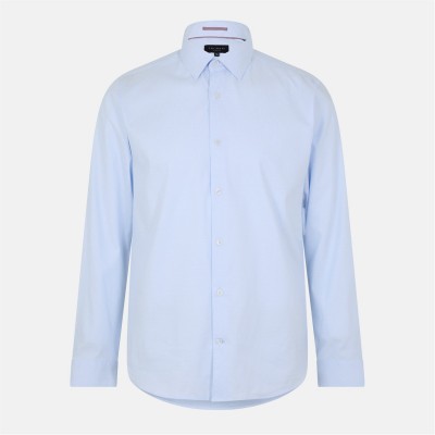 мъжки,ризи,ted,baker,hart,blue,diamond,dot,slim,shirt,blue