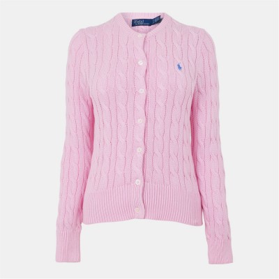 жилетка,дамски,плетени,дрехи,polo,ralph,lauren,stretch,cotton,crewneck,cardigan,carmel,pink