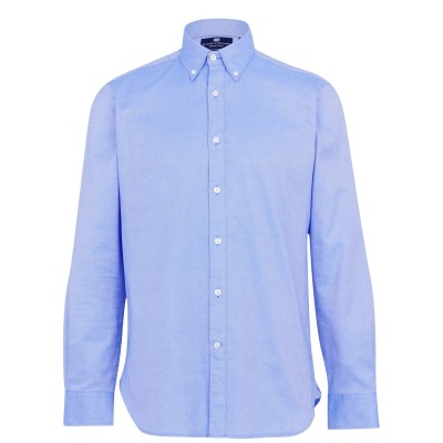 облекла,на,разпродажба,мъжки,ризи,haines,and,bonner,benjamin,tailored,oxford,shirt,blue,26