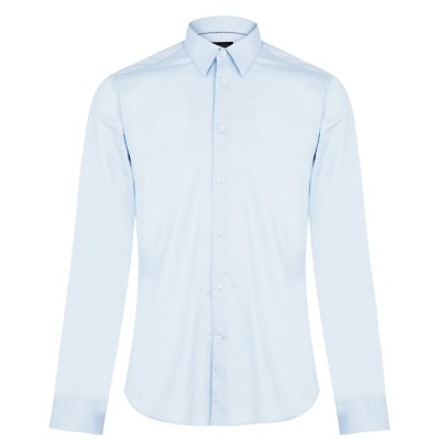мъжки,ризи,ted,baker,isla,slim,fit,shirt,ice,blue