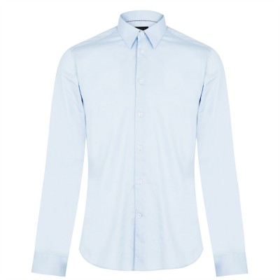 мъжки,ризи,ted,baker,isla,slim,fit,shirt,ice,blue