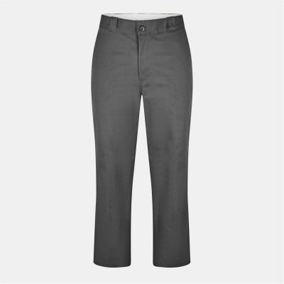 мъжки,панталони,тип,чино,dickies,men's,straight,leg,trouser,charcoal,grey