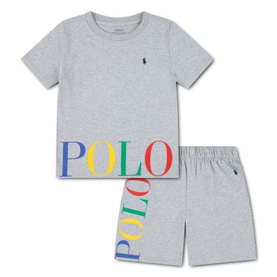 polo,ralph,lauren,kids,logo,lounge,set,grey