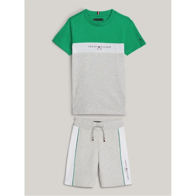 юношески,комплект,tommy,hilfiger,colour,block,set,juniors,olympic,green