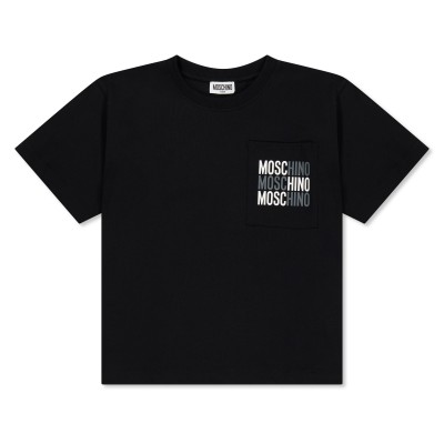 тениска,moschino,kids,t,shirt,and,shorts,set,black,60100